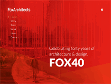 Tablet Screenshot of fox-arch.com